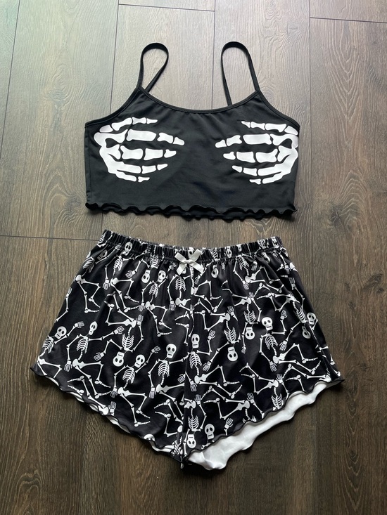 Other - Skeleton Print Pajama Set